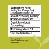Turmeric liquid extract | Certified Organic | 30ml