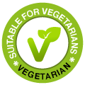Suitable for Vegan/Vegetarian