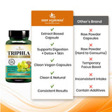 Triphala Vegan Capsule | Natural Detoxification & Gut Wellness | 60 Capsule