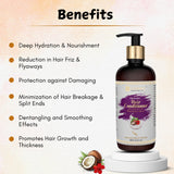 Vedaxry Ayurvedic Hair Conditioner Prevent Hair Loss, Moisturize & Repair Damaged Hair, Smooth & Shiny | 300ml