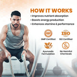 Shilajit Vegan Capsules – 500mg | Himalayan Energy & Vitality Booster | 60 Caps