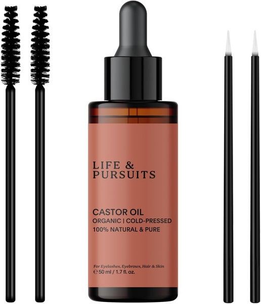 Life & Pursuits | Castor Oil | For Eyebrows and Eyelashes | 50ml