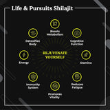 Life & Pursuits | Pure Himalayan Shilajit Resin | 30gm | Rich in Fulvic Acid