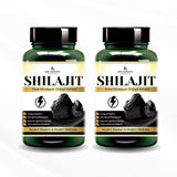 Shilajit Vegan Capsules – 500mg | Himalayan Energy & Vitality Booster | 60 Caps