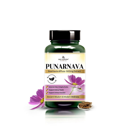 Punarnava (Boerhavia diffusa) Vegan Capsule Made with 10:1 Extract | Support Kidney & Liver Health Liver & Detoxification
