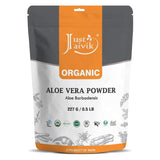 Just Jaivik | Aloe Vera Powder | 227g | Organic | Aloe Vera | For Healing Of The Skin and Hair