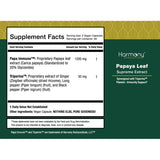 Harmony Veda | Papaya Leaf | 120 Capsules | For Healthy Immune and Digestive Systems