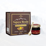Vajayu® Natural Shilajit Resin with Saffron – Testosterone Support & Natural Energy Booster for Men – 20g