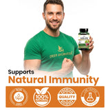 Giloy (Tinospora cordifolia) Vegan Capsule 500mg 10:1 Extract Based | Enhance immunity, Aid digestion & Antioxidant
