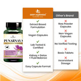 Punarnava (Boerhavia diffusa) Vegan Capsule Made with 10:1 Extract | Support Kidney & Liver Health Liver & Detoxification