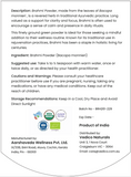 Vedico | Brahmi Powder | Bacopa Monniera | Organic | 200gm