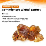Guggal (Commiphora wightii) Vegan Capsule | 10:1 Extract for Joint Health, Cholesterol Management