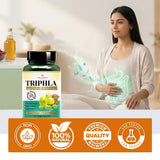 Triphala Vegan Capsule | Natural Detoxification & Gut Wellness | 60 Capsule