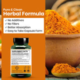 Curcumin Vegan Capsule with 5% piperine to Enhance Absorption - 500mg