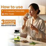 Wheatgrass Vegan Capsule 10:1 extract | Rich in Vitamins, Minerals, and Antioxidants | Immune Function & Enhance Energy Levels