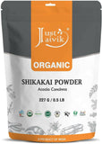 Just Jaivik | Shikakai Powder | Acacia Concinna | USDA Organic | Natural Hair Cleanser