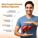 Makoy (Solanum nigrum) Vegan Capsule Liver Health, Aid digestion, Improve Appetite and Detoxification