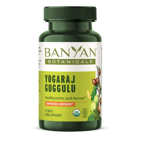 Yogaraj Guggulu Tablet | Certified Organic | 90 Tablets