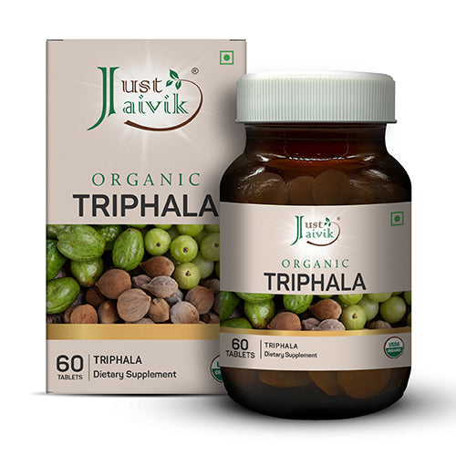 Just Jaivik | Triphala Tablets | USDA | Organic | 60 count