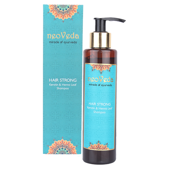 NeoVeda | Hair Strong | Keratin & Henna Leaf Shampoo | 200ml