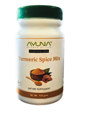 Ayuna | Turmeric Spice Mix| 100g (x6 Units) | Organic | For Supporting Ayurvedic Lifestyle