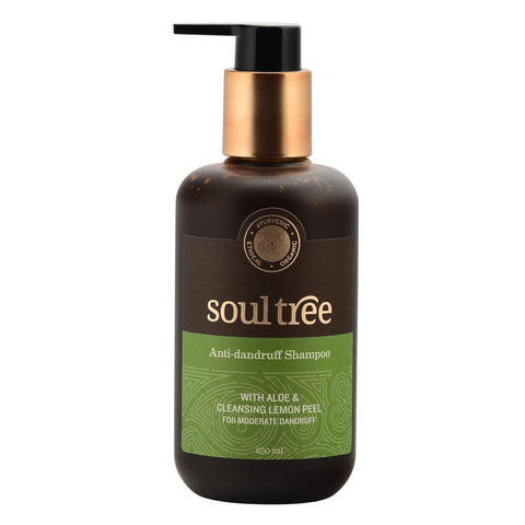 SoulTree | Anti-Dandruff Shampoo | With Aloe & Cleansing Lemon Peel | For Moderate Dandruff