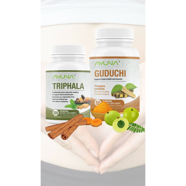 Ayuna | Triphala And Guduchi | For Digestion and Immunity