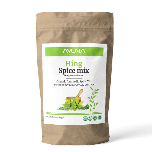 Ayuna | Hing Spice Mix | 100g | Organic | For Supporting Ayurvedic Lifestyle