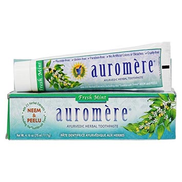 Auromere | Ayurvedic Herbal Toothpaste | Fresh Mint