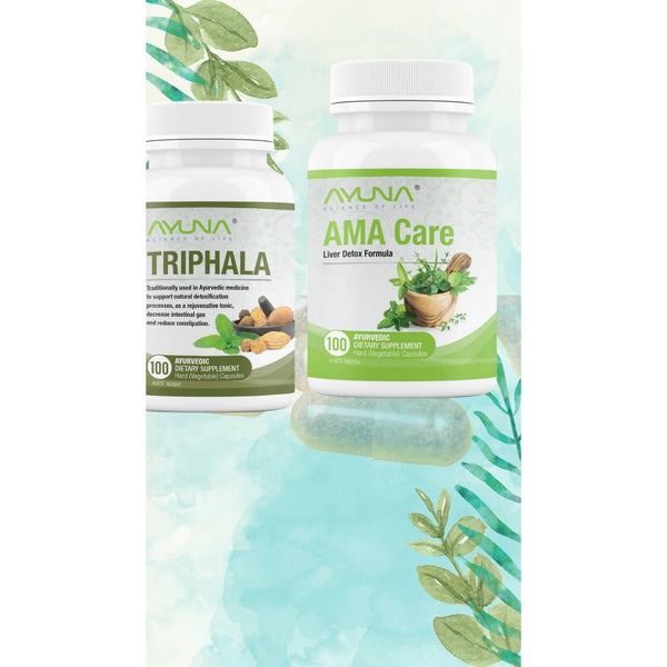 Ayuna | Ama Care And Triphala | Liver Detox Formula