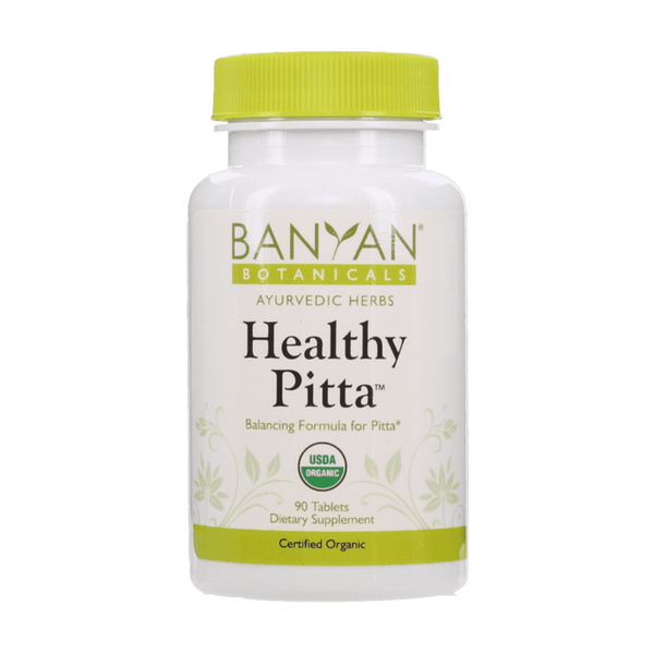 Banyan Botanicals Healthy Pitta Tablets - Certified Organic