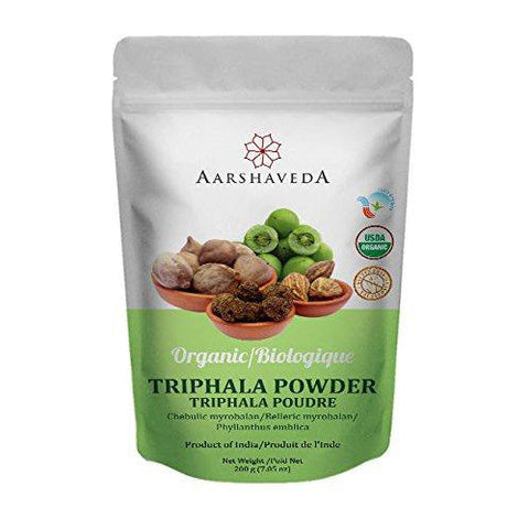 Aarshaveda | Triphala Powder | USDA Certified Organic | Detox | Cleanse