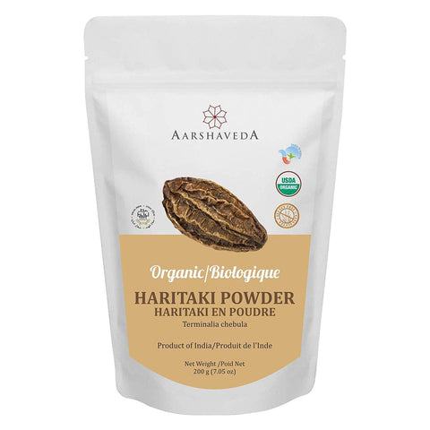 Aarshaveda | Haritaki powder | USDA Certified Organic | 200gm