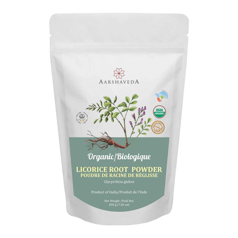 Aarshaveda | Licorice powder | USDA Certified Organic | 200gm