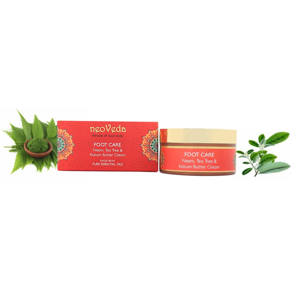 NeoVeda | Foot Care Cream | Neem | Tea Tree | Kokum Butter | 100ml