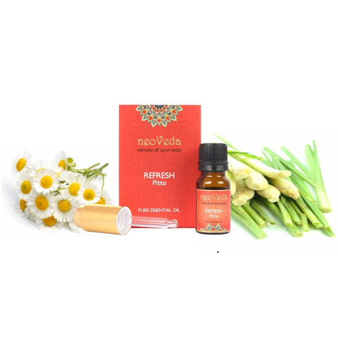 Neoveda | Refresh Pitta Essential Oil | 10ml | Cooling and Soothing