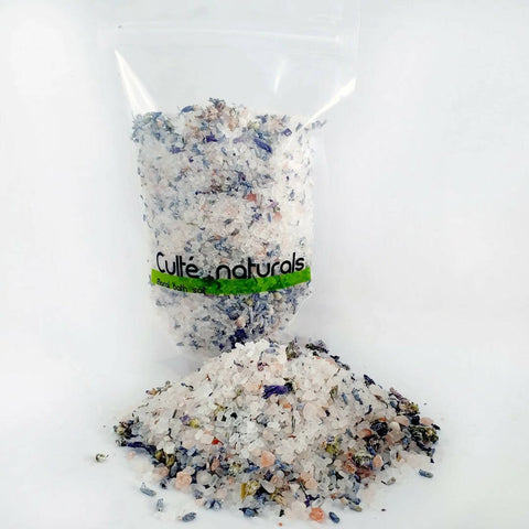 Soothe your senses Lavender Luxury Natural Bath Salts | Epsom Salt Soak Pink Himalayan 300g