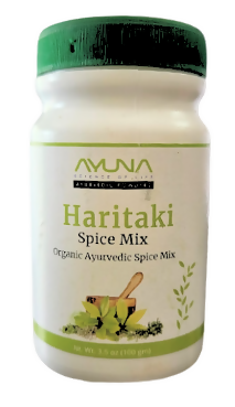 Ayuna | Haritaki Spice Mix| 100g (x6 Units)| Organic | For Supporting Ayurvedic Lifestyle