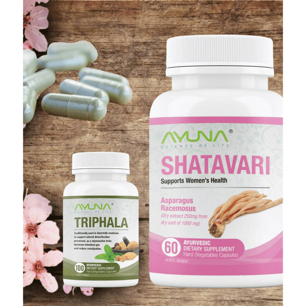 Ayuna | Shathavari And Triphala | For Womens Health